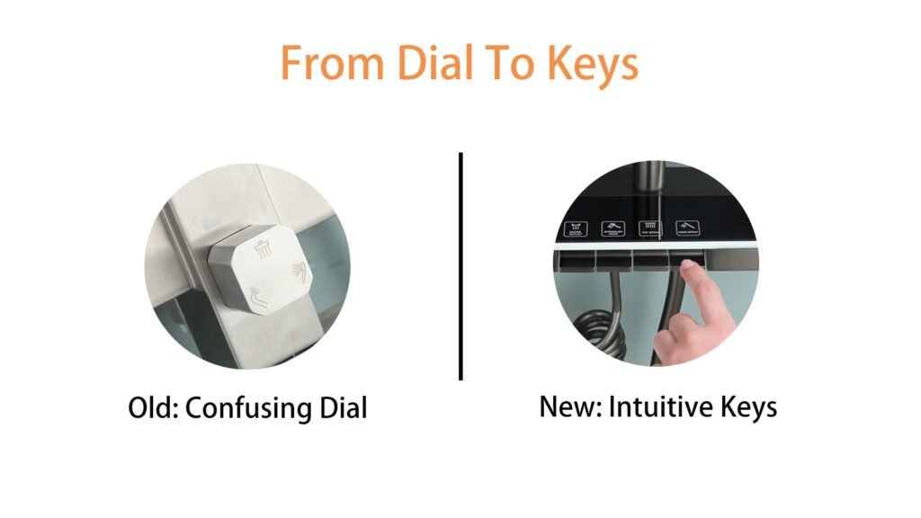 from dial to keys